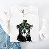 Rottweiler Adorable Dog St Patrick's Day Lucky Irish Shamrock Spirit Celebration Sweatshirt
