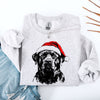 Rottweiler Santa Christmas For Dog Lovers Cozy Festive Winter Holiday Premium Sweatshirt