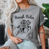Rough Rider Rodeo Cowboy Western Cowgirl Horse Bronco Classic Comfort Colors Tee