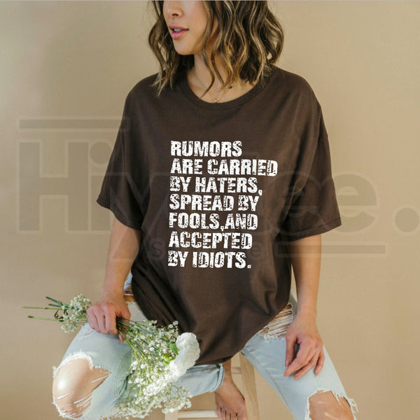 "Rumors Are Carried By Haters" – Sarcastic High Impact Heavyweight Top