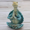 1 Piece of Resin Craft Meditation Turtle Statue, Resin Zen Decoration, Home and Garden Sculpture, Resin Zen Decoration Suitable for Turtle Enthusiasts and Collectors.