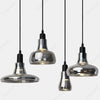 European Modern Minimalist LED Glass Chandelier Bar Restaurant Living Room Coffee Shop Bedroom Decorative Lighting