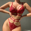 Women Sexy Lace Lingerie Fashion Wire Free Sexy Underwear Set for Women Plus Size Perspective Sexy Lingerie for Women Sleepwear