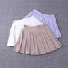 Women's Quick Dry Pleated Tennis Skirts Mid Waisted Cute Athletic Workout Running Sports Golf Skorts