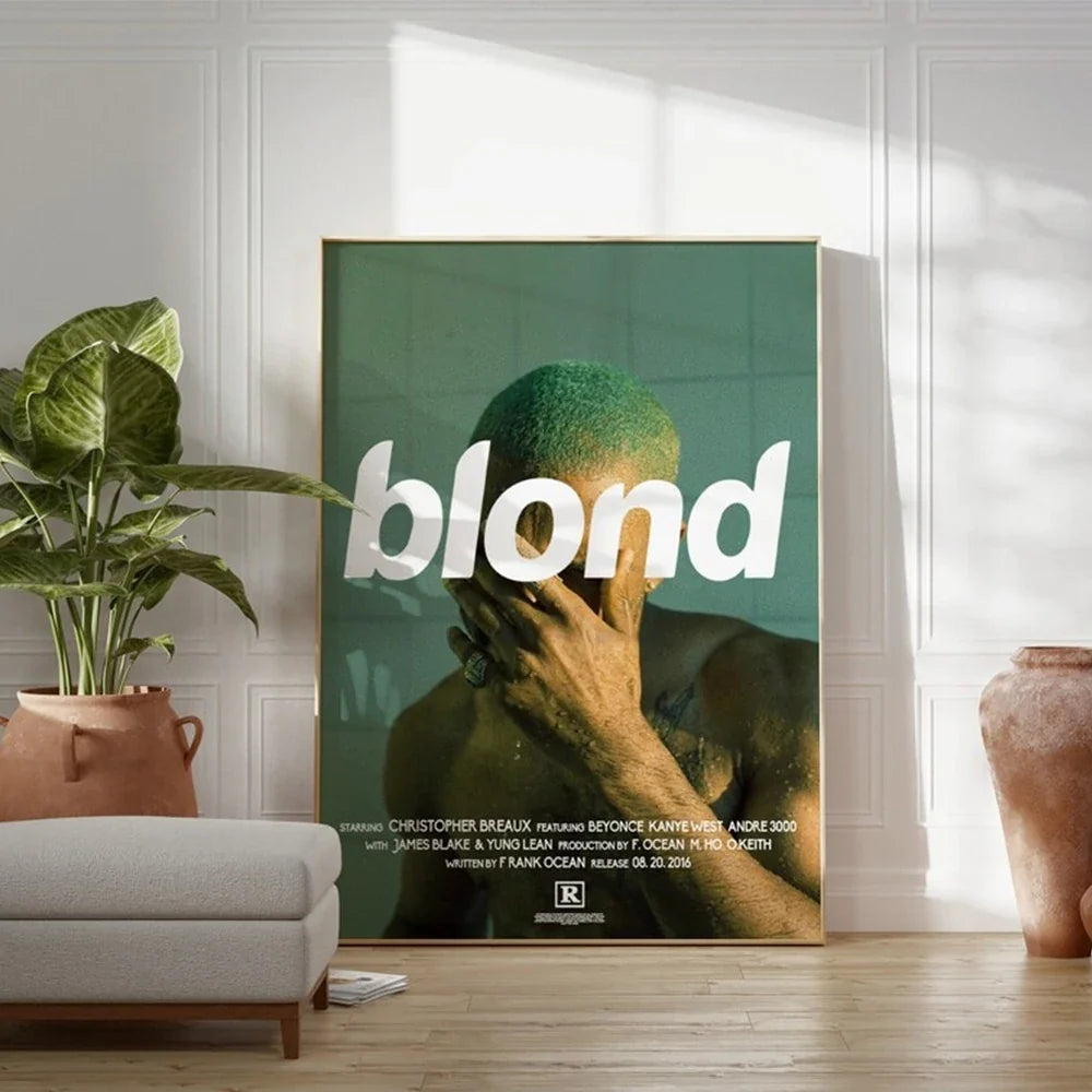 Modern Blond Frank Ocean Hypebeast Rap Fashion Album Wall Art Canvas Painting Posters For Living Room Home Decor