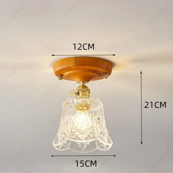 Modern Minimalist LED Flower Petal Ceiling Lamp Living Room Corridor Balcony Decorative Lighting E27