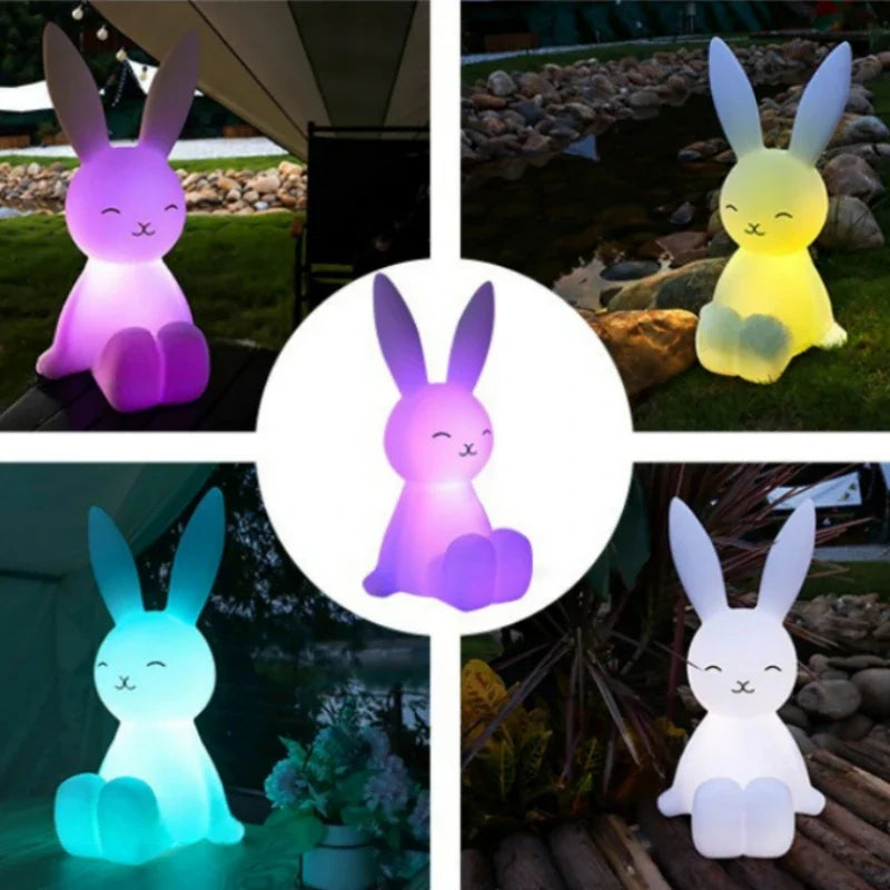 Cute Lighting Rabbit Mood Light Night Light LED Lights Amps for Room Writing Lamp Desk Lamp Children's Night Lamp Gift