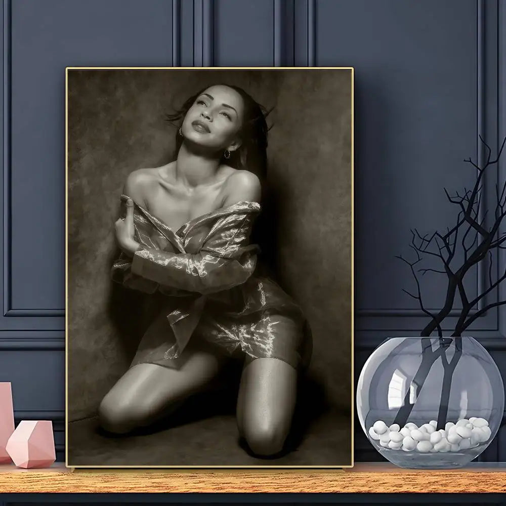 Singer S-SADE Poster HD Art Sticky Wall Waterproof Home Living Room Bar Decoration