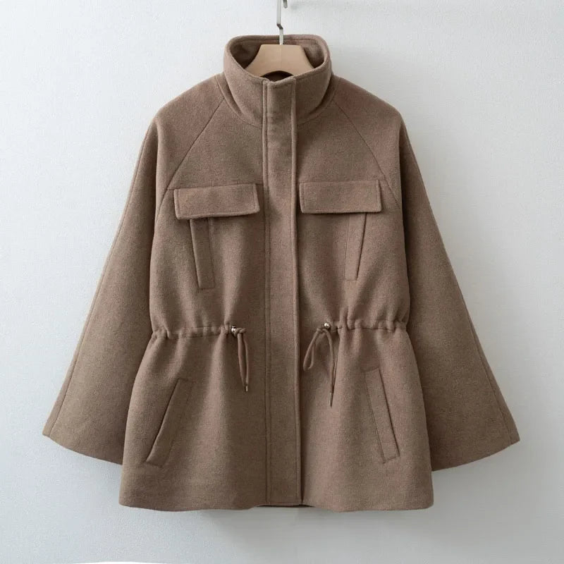 Women Fashion Woolen Jacket