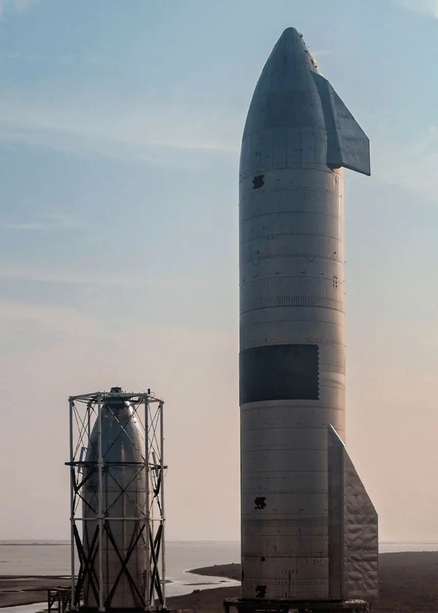 Real Photos of Spacex Starship Prints Canvas Poster Aviation Technology Wall Art Decor Rocket Art Photos Wall Art Decoration