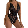 Sexy Lingerie Women Sleepwear Open Croth Bodysuit Teddy Transparent Lace Lingerie Deep V Open Bra Lenceria Porno Underwear Set