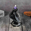 Buddha hand lotus reflux incense burner, waterfall incense burner, reflux incense burner handmade resin waterfall incense holder
