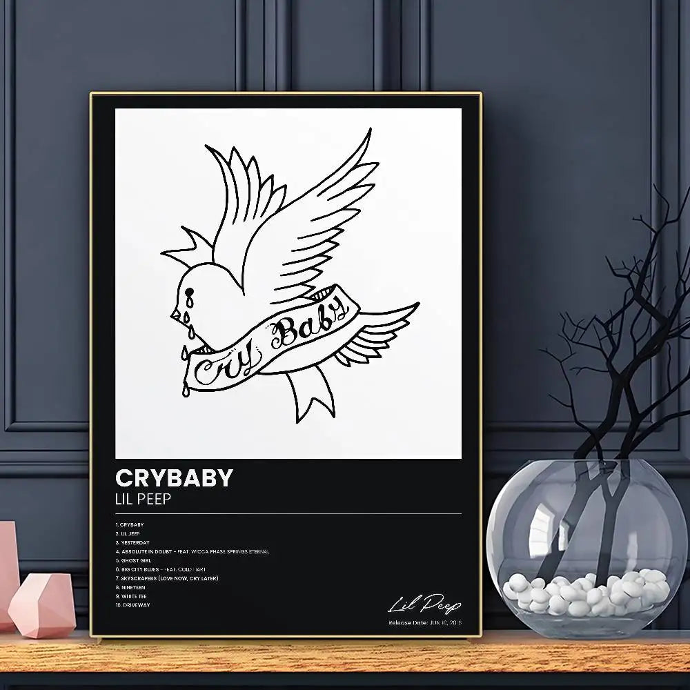 Rapper L-Lil P-Peep Poster HD Art Sticky Wall Waterproof Home Living Room Bar Decoration