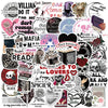 10/30/50pcs Cool Gothic Dark Romance Reader Stickers Decals Laptop Phone Suitcase Fridge Skateboard Waterproof Sticker Kids Toys