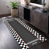 VIKAMA Track Design Carpet Durable Non-Slip Home Decor for Living Room, Bedroom, Kitchen, Hallway - Durable Polyester Fibre Mat