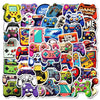 50/100PCS Cartoon Hand Drawn Controller Game Console Graffiti Waterproof Decor Sticker DIY for Laptop Stationery Notebook
