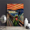 Modern Abstract Wall Art Screaming Frog Painting HD Canvas Print Poster Home Living Room Bedroom Classroom Decoration