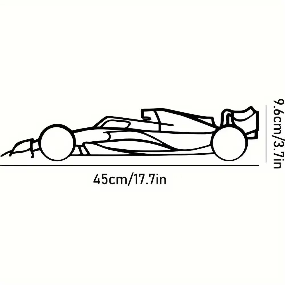 Decorative Hot Border Metal Line Art Designed Specifically for Passionate Automotive Aficionados Looking To Create Wall Displays