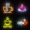Coffee Led Neon Sign, Coffee Super Bright Sign, Usb Connection Powered, Suitable For Coffee Shop Front Desk Business Art Decor.