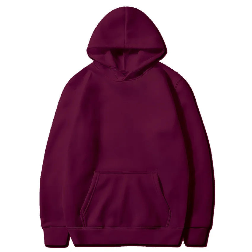 Women's Solid Color Pocket Hoodies Sports Fitness Sweatshirts Fashionable Casual Pullovers Multi Color