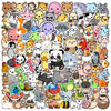 100PCS Cute Mix Animals Graffiti Stickers DIY Laptop Phone Guitar Notebook Suitcase Cup Waterproof Cartoon Sticker Kids Toy