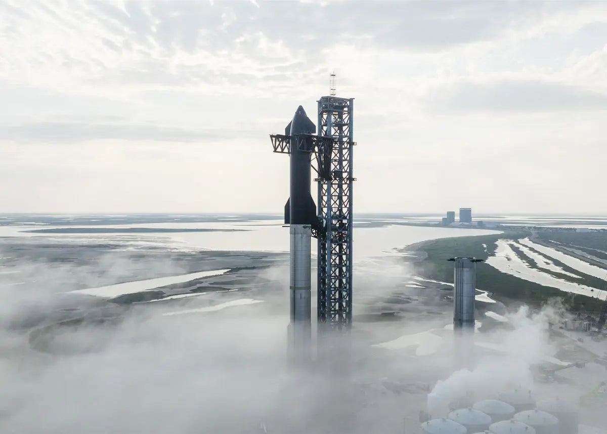 Real Photos of Spacex Starship Prints Canvas Poster Aviation Technology Wall Art Decor Rocket Art Photos Wall Art Decoration