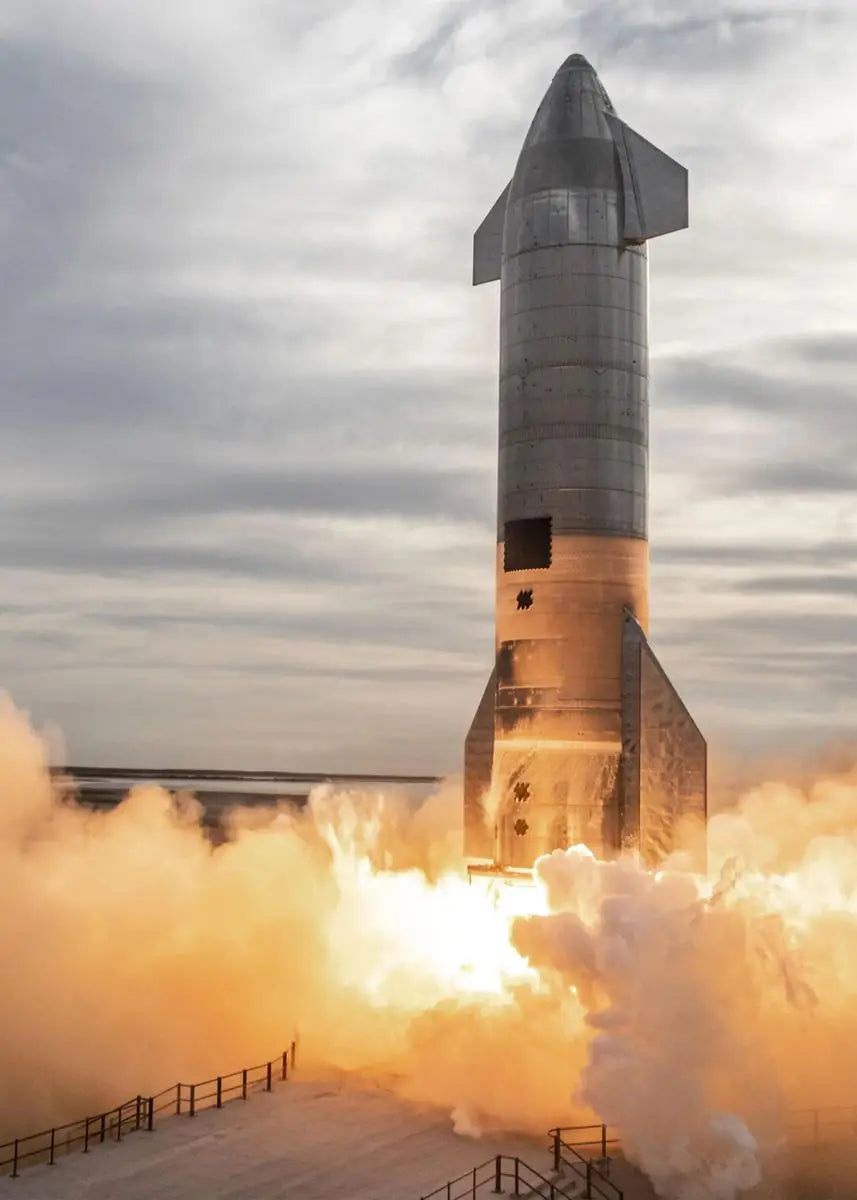 Real Photos of Spacex Starship Prints Canvas Poster Aviation Technology Wall Art Decor Rocket Art Photos Wall Art Decoration