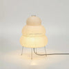 Japanese Design Akari Wabi-sabi Table Lamp White Rice Paper Decorative Desk Lights for Bedroom Living/Dining Room Study Loft