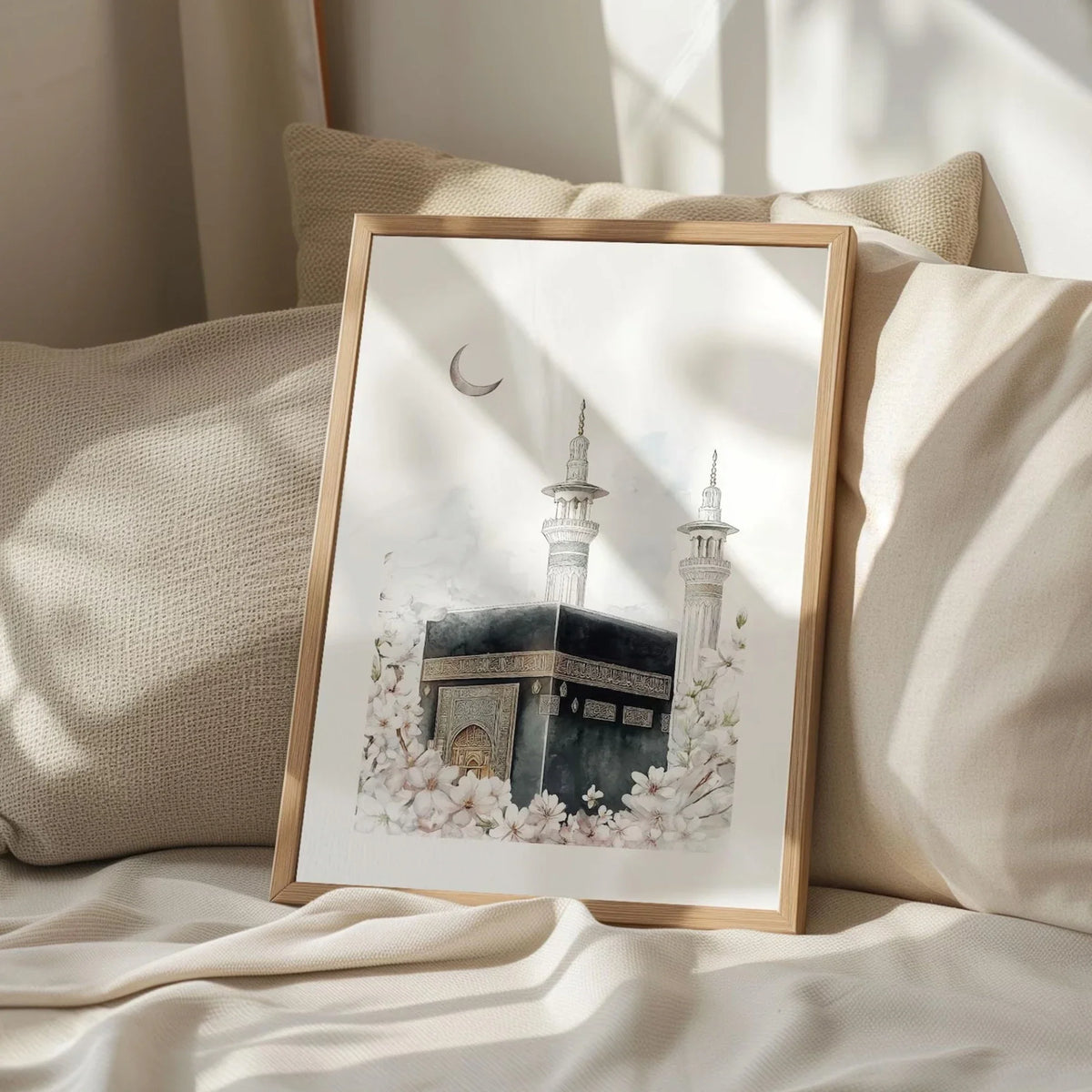 Modern Muslim Islam Kaaba Islamic Ramadan Wall Art Print Canvas Painting Poster Picture For Living Room,Bedroom Home Decor