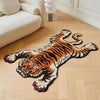 VIKAMA Tiger Sleeping Tiger Faux Cashmere Decorative Carpet Is Soft And Comfortable For Bedroom, Bedside And Home Decoration