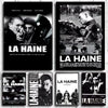 La Haine 1995 Movies Poster HD canvas painting home living room bedroom bar aesthetic decoration