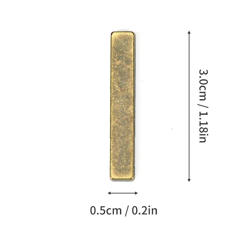Metal Self Adhesive House Number English Alphabet Letters for Apartment Room Door Plate Table Mailbox Number Stickers 3*2cm