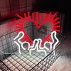 Heart LED Neon Light, Wall Hanging Room Decor, With OnOff Switch, Home Party Wall Decor LED Neon Signs For Unique Rooms