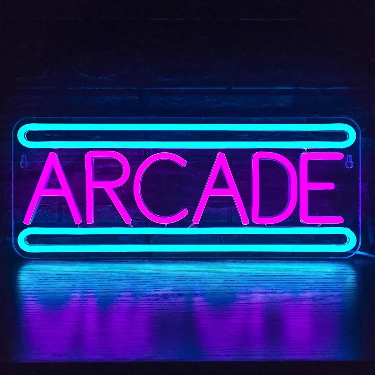 Arcade LED Neon Signs Arcade Neon Light Wall Decor for Game Room Business Game Room Birthday Party Gift for Kid USB Powered