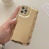 Women Luxury Gold Color Shockproof Phone Case for iPhone 14 13 12 11 Pro Max X Xs Max XR Shock-Absorbing Elegant Shiny Case for iPhone Strong iphone Back Cover