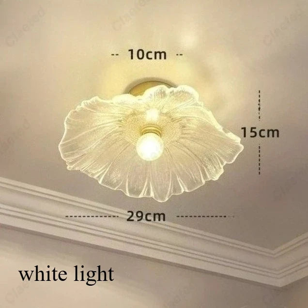 Modern Minimalist LED Flower Petal Ceiling Lamp Living Room Corridor Balcony Decorative Lighting E27