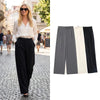 Willshela Women Fashion Solid Front Zipper Straight Pants Vintage High Waist Full Length Female Chic Lady Trousers