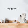 One Piece of Metal Wall Art – Boeing Aircraft Design – 15.75 X 4.72 Inches – Ideal for Scene Decoration and Stylish Metal Accent