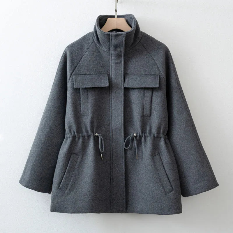 Women Fashion Woolen Jacket