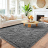VIKAMA Minimalist Shaggy Living Room Rug, Soft and Fluffy Area Rug, Bedroom Dormitory Children's Room Carpet, Home Decor