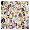 10/30/50pcs Cute Cartoon Girl Anime Stickers Aesthetic Decals Fridge Laptop Phone Scrapbook Diary Decoration Sticker Kids Toys