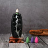 Incense burner, resin reflux incense burner, reflux aromatherapy incense burner stand, suitable for home reading room decoration