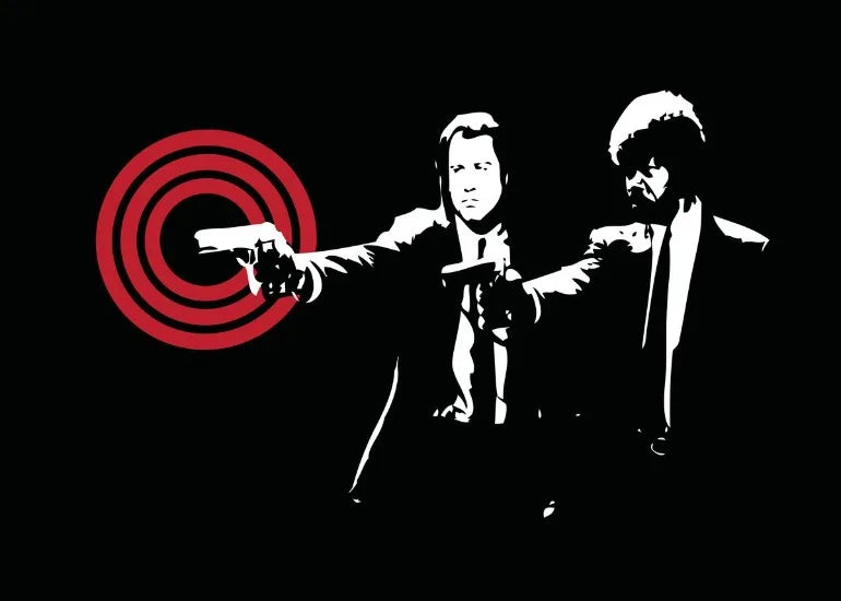 New Pulp Fiction Poster Classic Humor Movie Wall Decor Pulp Fiction Film Fans Wall Art Decor Bar Home Canvas Poster Prints Decor