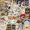 50PCS Cartoon Dark Aesthetics Graffiti Stickers Decorative Guitar Notebook Luggage DIY Waterproof Stickers
