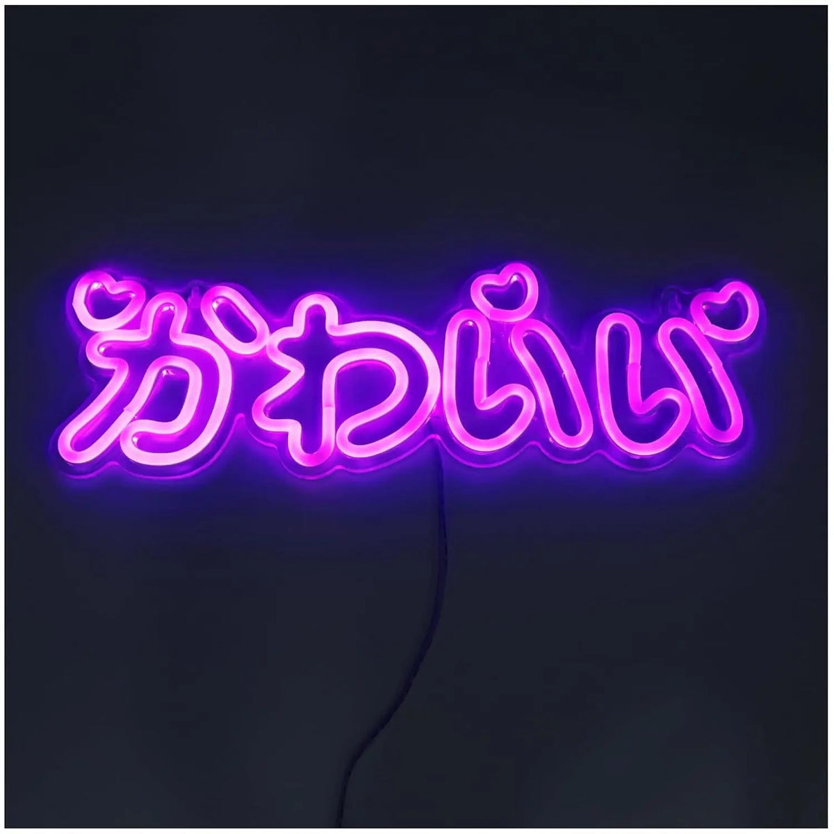 Cute Neon Sign LED Japanese Pink Neon Light Japanese Style Interior Neon for Girls Bedroom Bar Beauty Salon Decor Birthday Gift