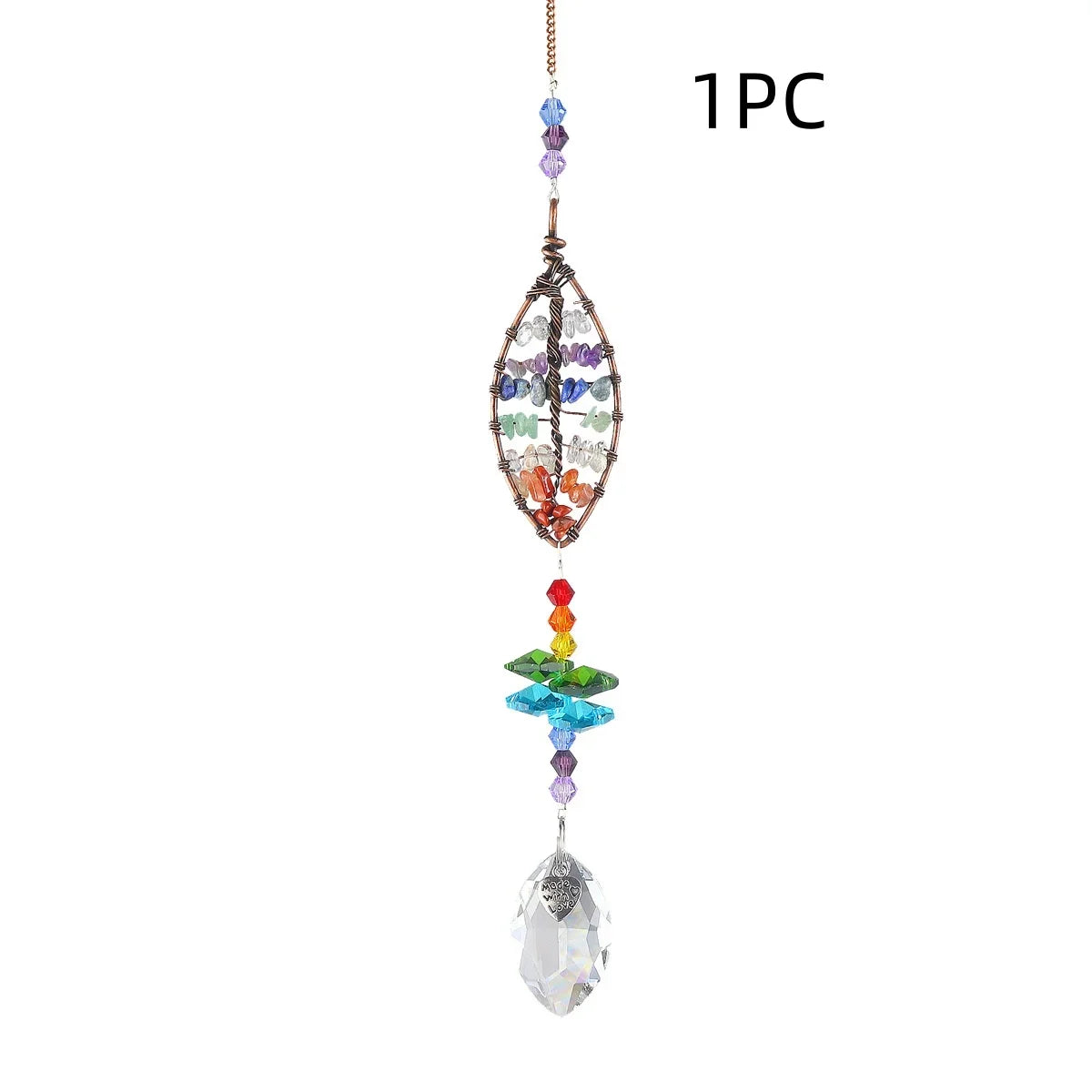 Tree of Life  Crystal Suncatchers for Windows Hanging Sun Catchers Decor with Prisms for Home Indoor Outdoor Car Making Rainbows