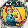 Rosie The Riveter Metal Sign 