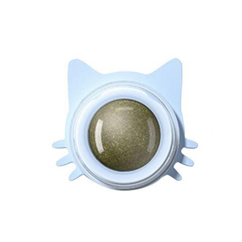Ball Cat Toy Pasted Lollipop Gatos Mint On The Wall Pet  Ball Snack Good Cat Accessories Cat Toy with Light and Self-Rotating Ball Kitten Gift Edible Cat Lick Toy Cat Chew Toy Teeth Cleaning Cat Bite Toy Rotating Cat Toy