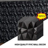 10PCS 30x30cm Wall Sticker 3D Wall Panels Indoor Wall Decoration For Living Room Bedroom Hotel Office Mural Tile-Panel-Mold