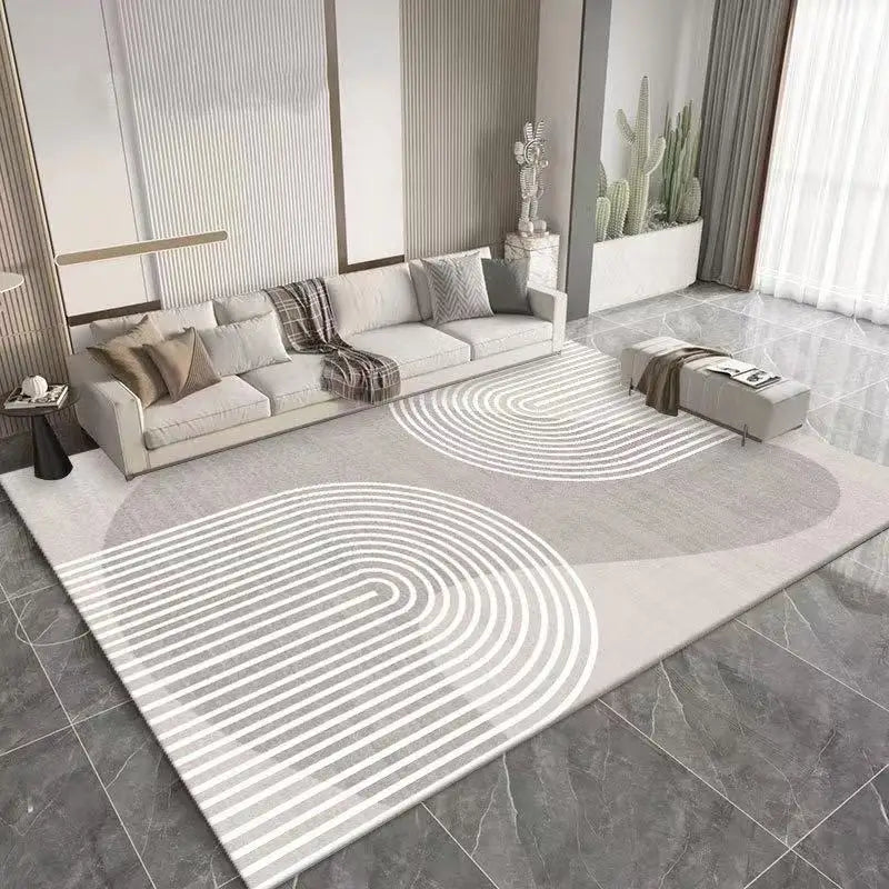 VIKAMA Modern Geometric Carpet Living Room Sofa Coffee Table Mat Room Decoration Bedroom Wardrobe Large Area Carpet